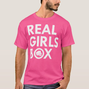 T-shirt Chemise de boîte pour filles réelles - Citation de