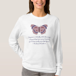 T-shirt Chemise de bonheur de papillon de Nathaniel