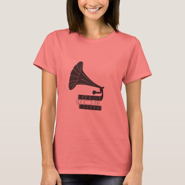 T-shirt chemise de booktrola (Devant)
