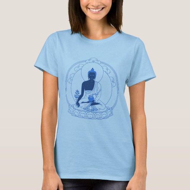 T-shirt Chemise de Bouddha de la médecine de la femme (Devant)