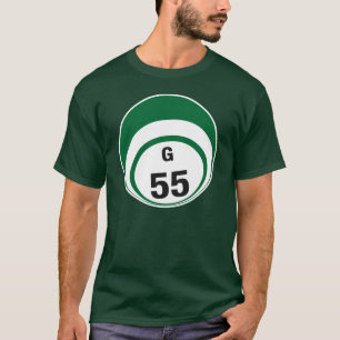 T-shirt Chemise de boule du bingo-test G55