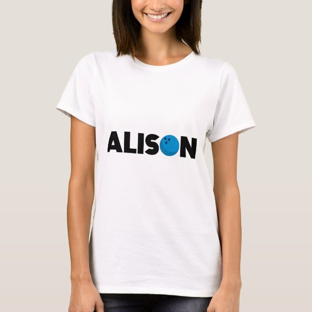 T-shirt Chemise de bowling Alison (Devant)