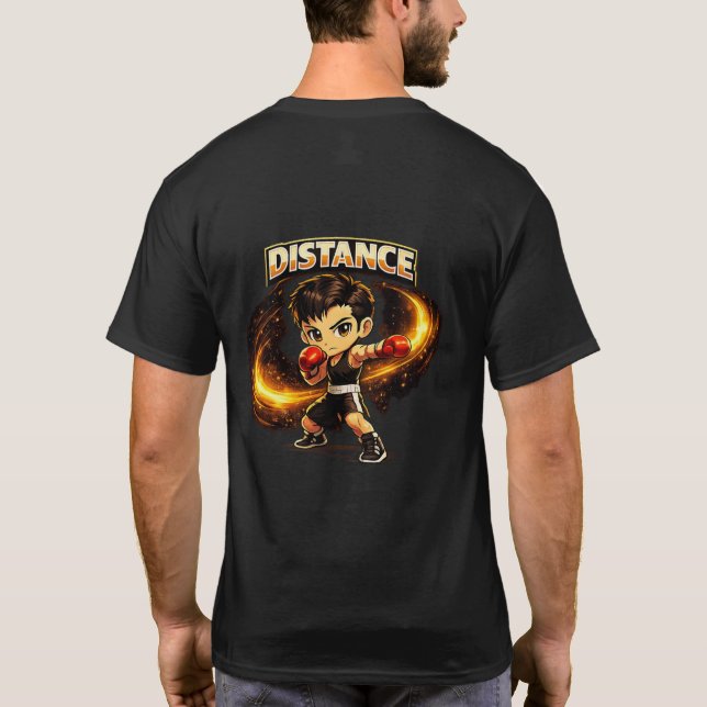 T-shirt Chemise de boxe à distance Chibi Dojo (Dos)