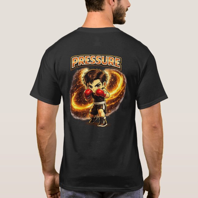 T-shirt Chemise de boxe à pression Chibi Dojo (Dos)