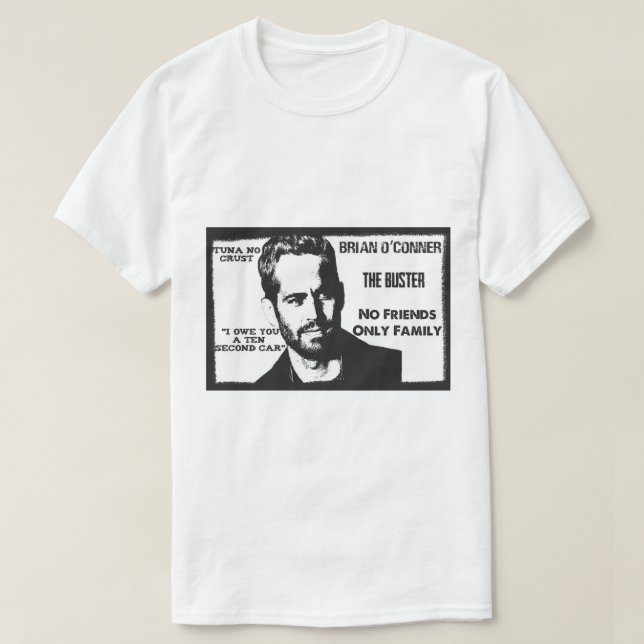 T-shirt Chemise de Brian O'Conner (Design devant)