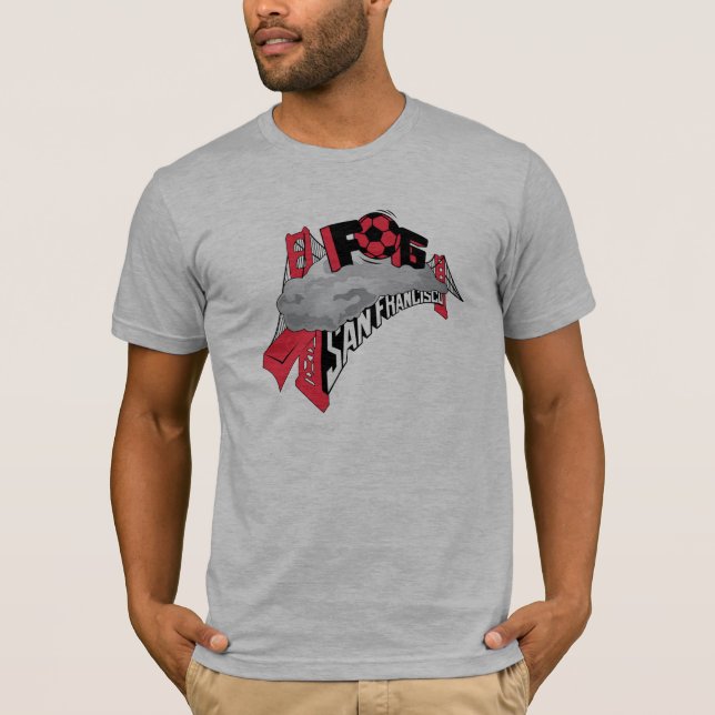 T-shirt Chemise de brouillard de San Francisco (Devant)