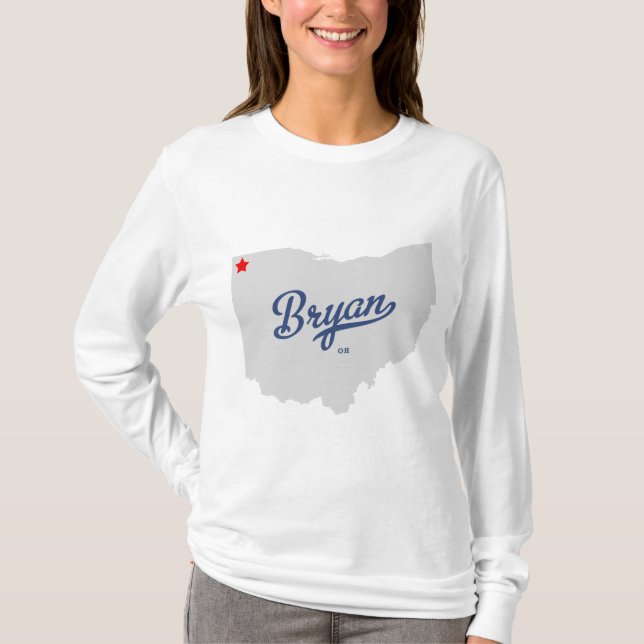 T-shirt Chemise de Bryan Ohio OH (Devant)