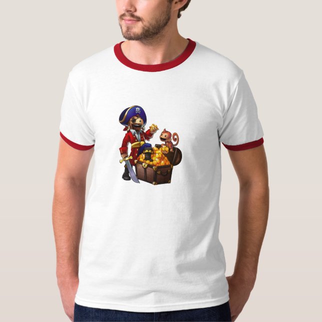 T-shirt Chemise de butin de pirate (Devant)