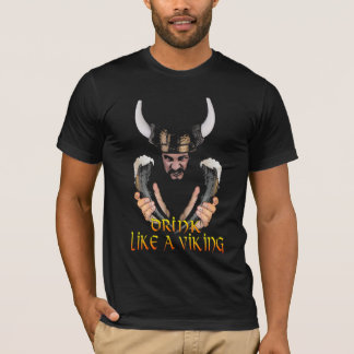 T-shirt Chemise de buveur de bière de Viking