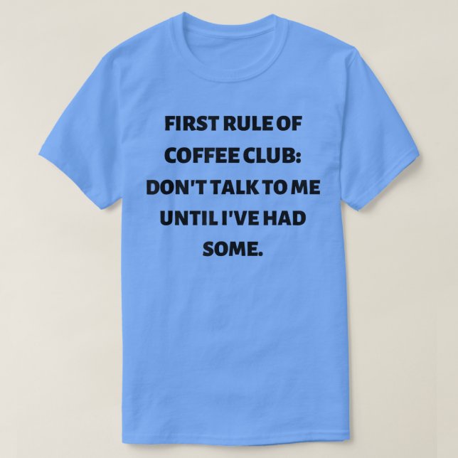 T-SHIRT CHEMISE DE CAFÉ FUNNY (Design devant)