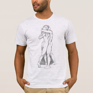 T-shirt Chemise de câlin affectueux Étude de figure T-shir