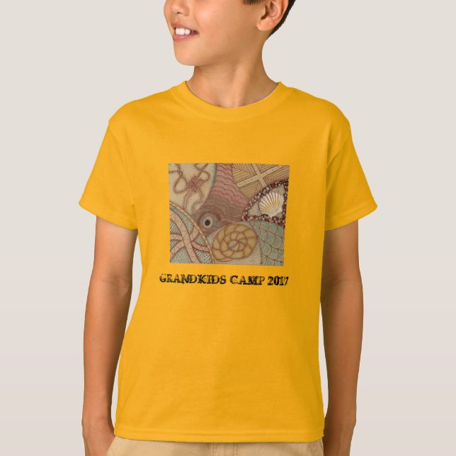 T-shirt Chemise de camp de Grandkids (Devant)
