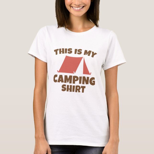 T-shirt Chemise de camping (Devant)