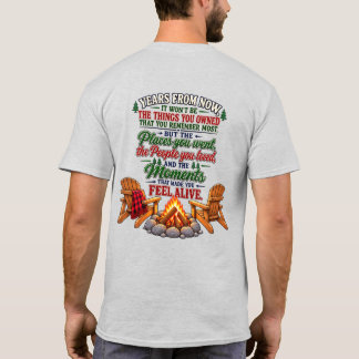 T-shirt Chemise de camping Camp Life 2 faces