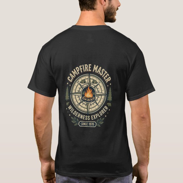 T-shirt Chemise de camping Campfire Master (Dos)