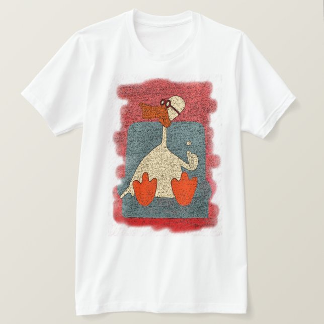 T-shirt Chemise de canard de fête (Design devant)