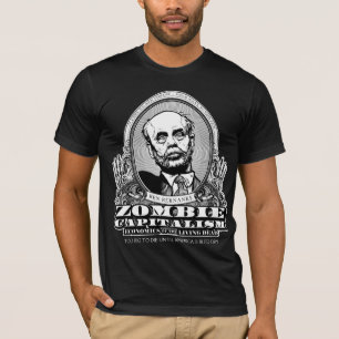 T-shirt Chemise de capitalisme de zombi