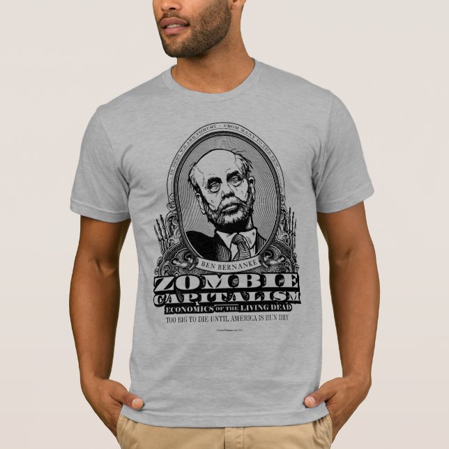 T-shirt Chemise de capitalisme de zombi (Devant)