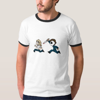 T-shirt chemise de caricatures d'evilontwolegs.com