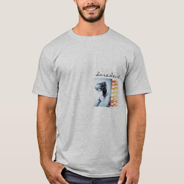 T-shirt chemise de casse-cou (Devant)