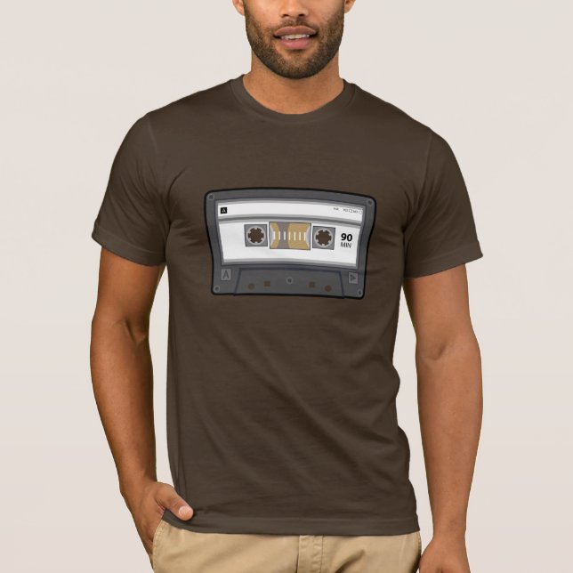 T-shirt Chemise de cassette audio (Devant)
