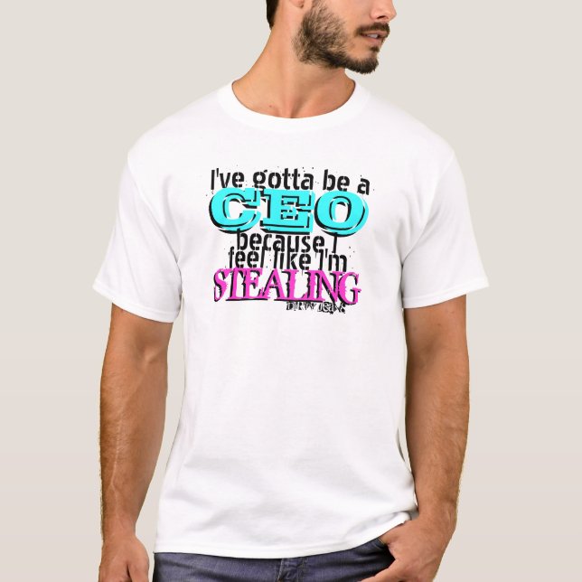 T-shirt Chemise de CEO (Devant)