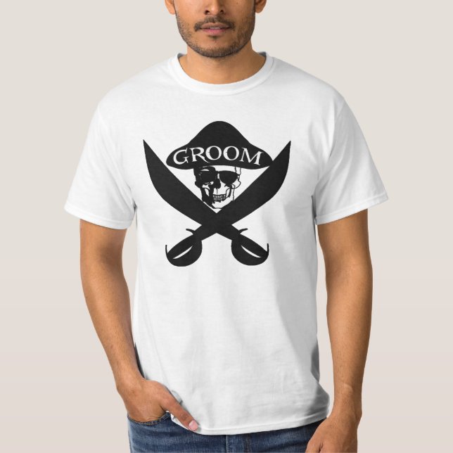 T-shirt Chemise de chambre de pirate (Devant)