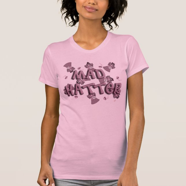 T-shirt Chemise De Chapeau Mad (Rose) (Devant)