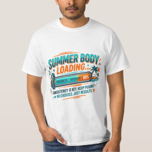 T-shirt Chemise de chargement de corps d'été pour objectif
