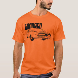 T-shirt chemise de chargeur de 1969 1970 Dodge