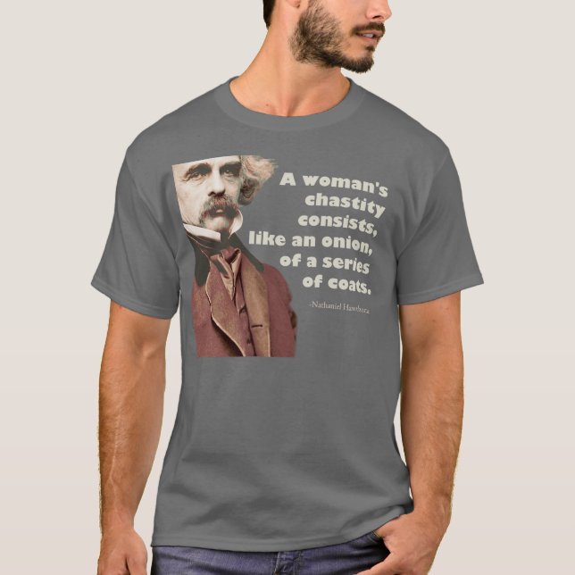 T-shirt Chemise de chasteté de Nathaniel Hawthorne (Devant)