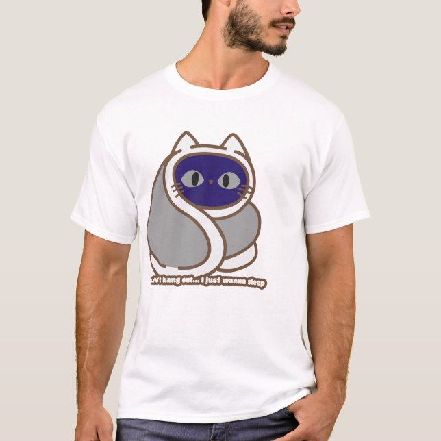 T-shirt Chemise de chat amusante pour les amateurs de somm (Devant)