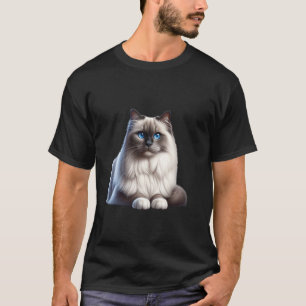 T-shirt Chemise de chat Birman Visage de chat Mignon amate