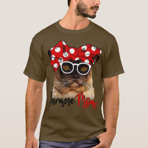 T-shirt Chemise de chat birmane Chat birman Maman Chat bir