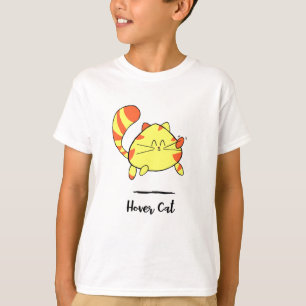 T-shirt Chemise de chat de bande dessinée d'amusement de