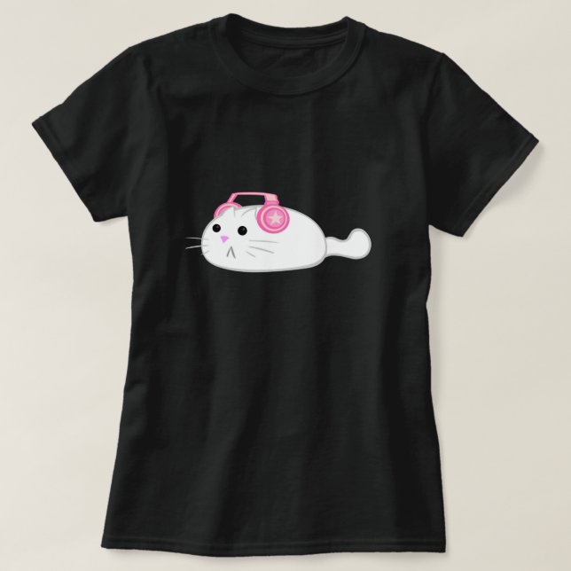 T-shirt Chemise de chat de souffle (Design devant)