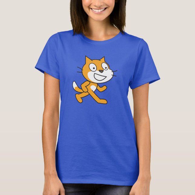 T-shirt Chemise de chat d'éraflure (femmes) (Devant)