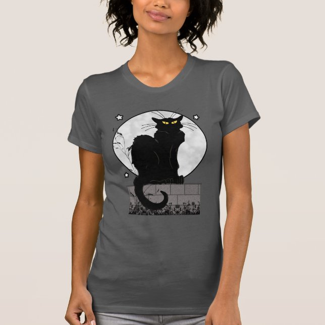 T-shirt Chemise "de chat noir" (Devant)