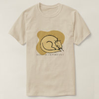 Chemise de chat Sleepy - Cosy Feline Graphic Tee