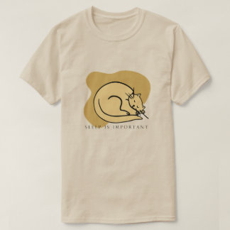 T-shirt Chemise de chat Sleepy - Cosy Feline Graphic Tee