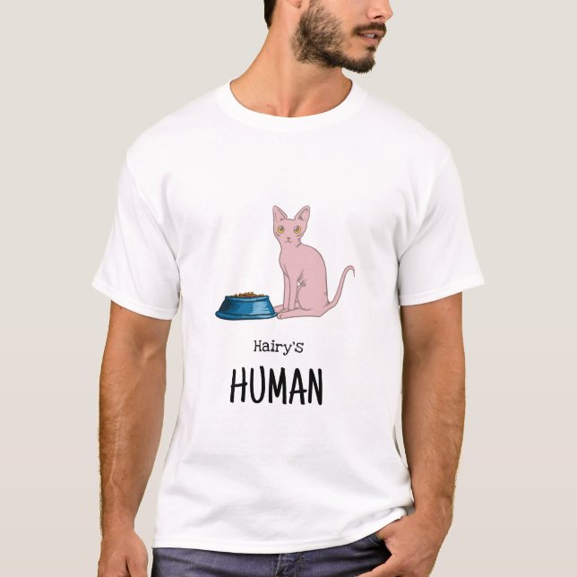 T-shirt Chemise de chat Sphynx (Devant)