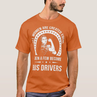 T-shirt Chemise de chauffeur d'autobus pour femmes