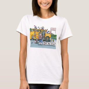 T-shirt Chemise de chauffeur d'autobus scolaire
