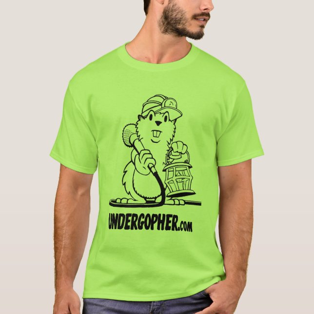 T-shirt Chemise de chaux d'Undergopher (Devant)