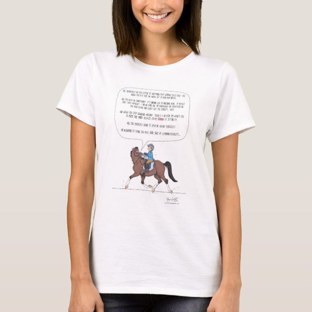 T-shirt Chemise de cheval de leçon (Devant)