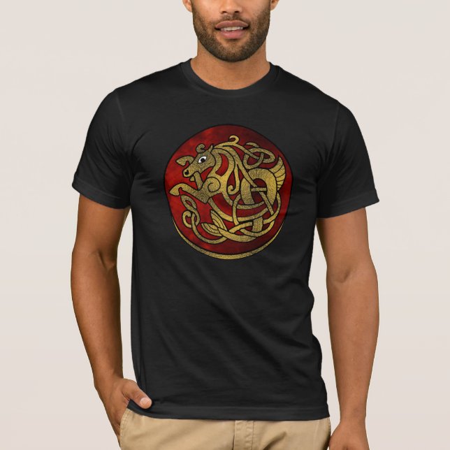 T-shirt Chemise de cheval de Viking (Devant)
