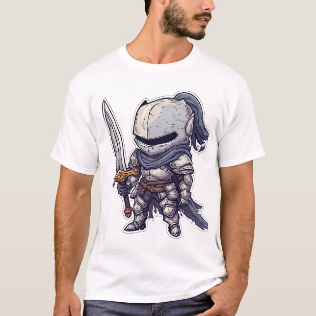 T-shirt Chemise de Chevalier Chibi (Devant)