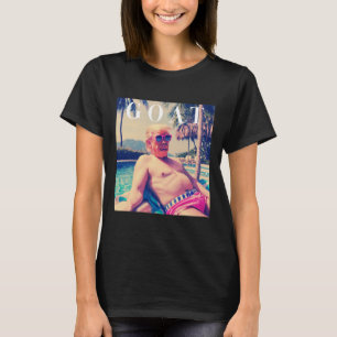 T-shirt Chemise de chèvre Trump drôle été 2024 Dona républ