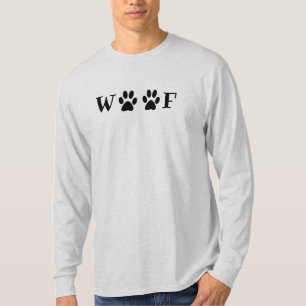 T-shirt Chemise de chien à manches longues pour hommes