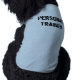 T-shirt Chemise de chien de l'entraîneur personnel (Dos)